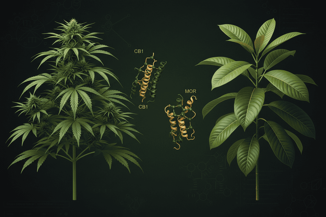 Kratom & Cannabis: Überschneidende Rezeptorsysteme? - Kratoein
