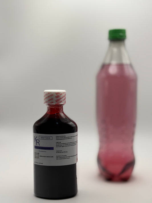Brombeer Kratoein-Sirup Vorderseite