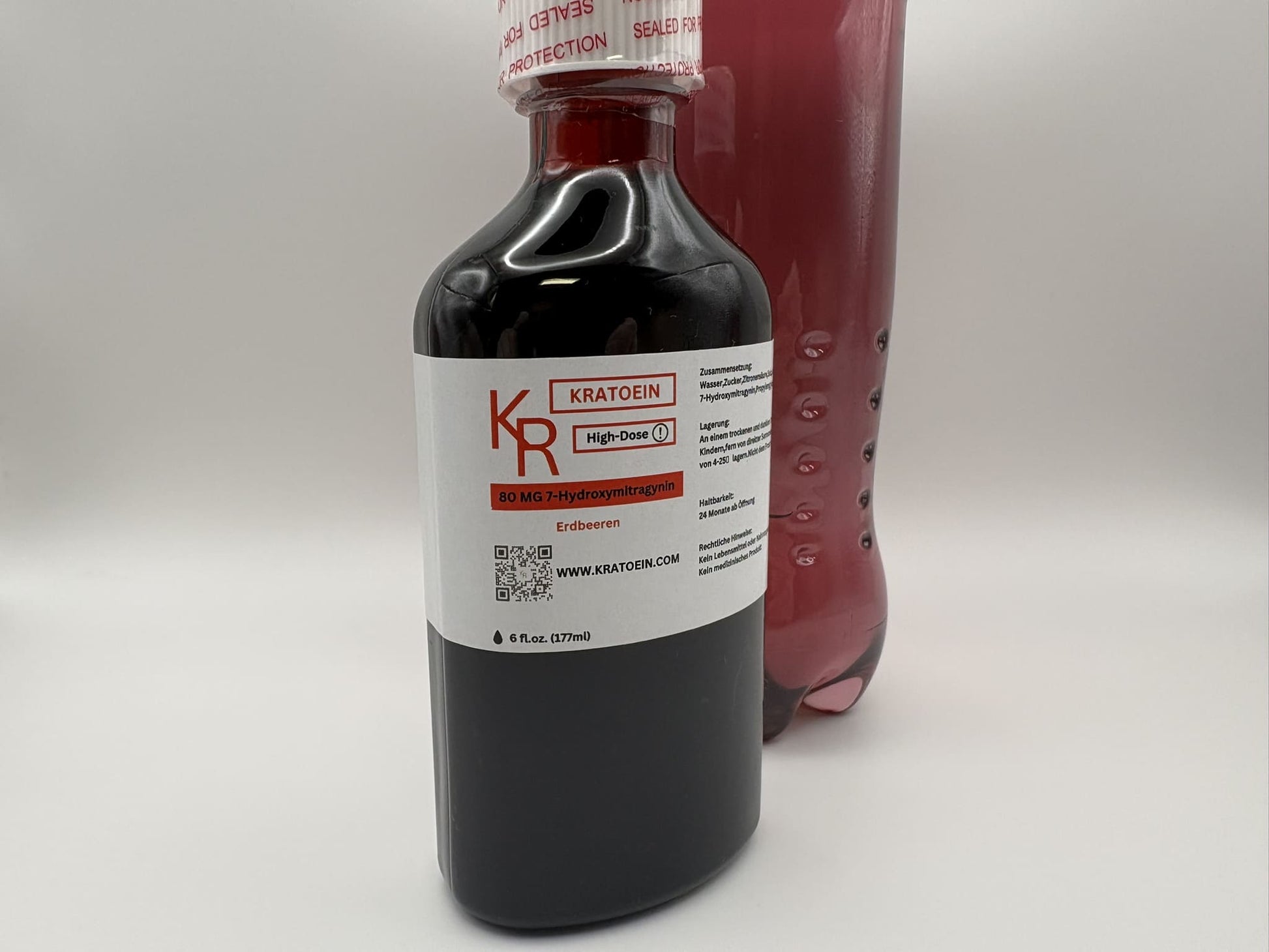 Erdbeer 7-OH Kratoein-Sirup High Dose - Kratoein