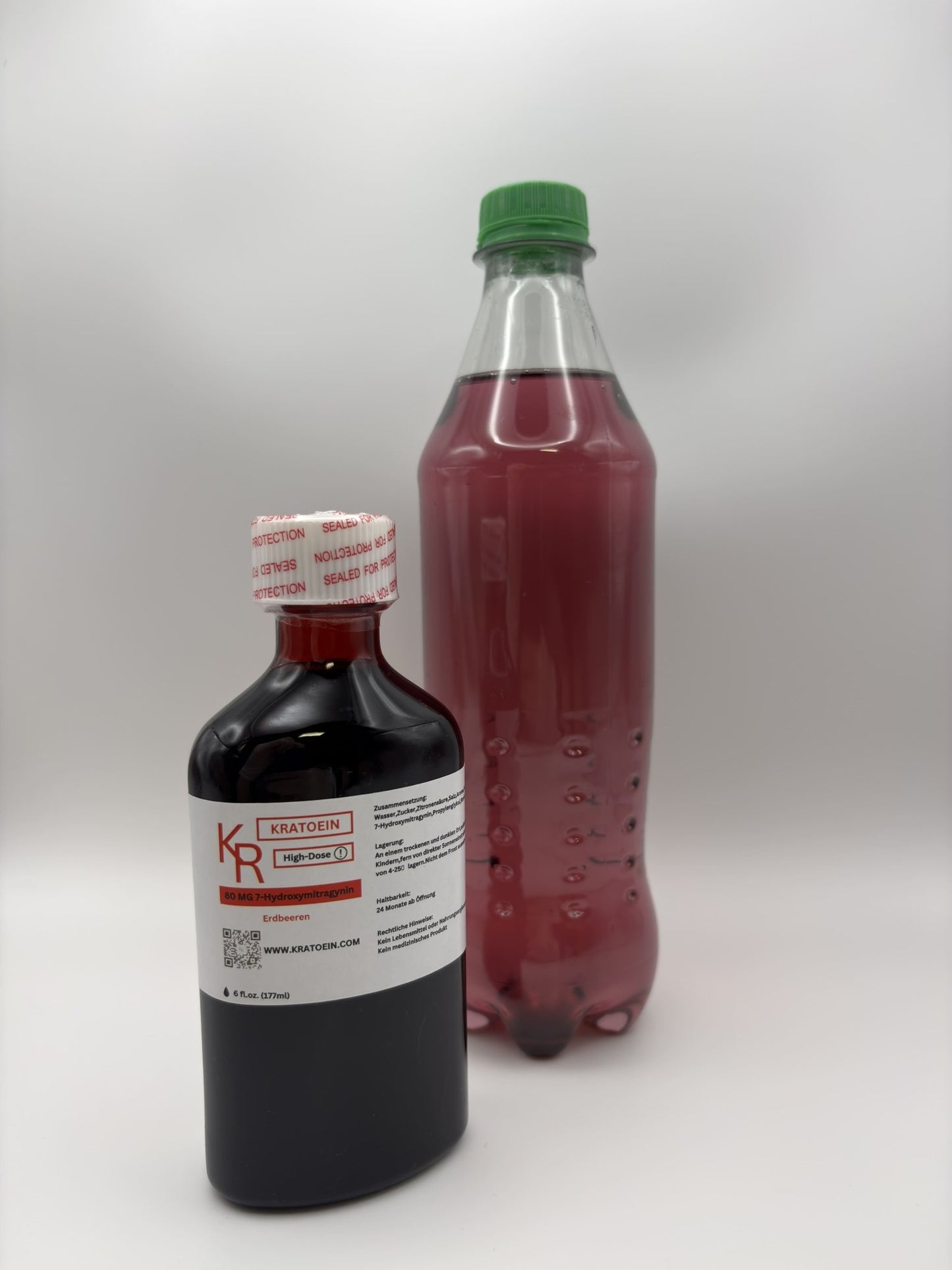 Erdbeer 7-OH Kratoein-Sirup High Dose - Kratoein